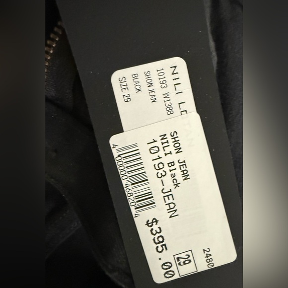 NWT Nili Lotan SHON jeans Size 29 Darkest Black Never Worn purchased Iowa City - Picture 10 of 15